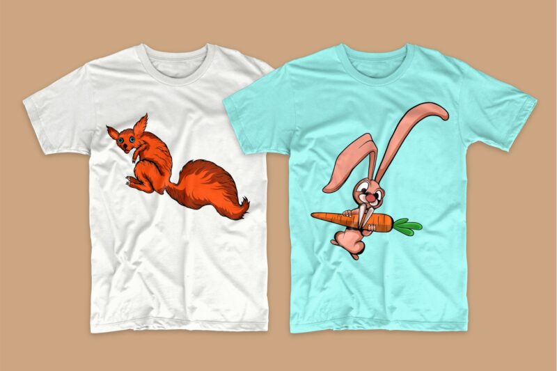 Animals illustration bundle, Animal vector bundle, Dogs and cats bundle, Cartoon bundle, Mega bundle, Big bundle, Monster illustration, vector, t shirt design bundle,