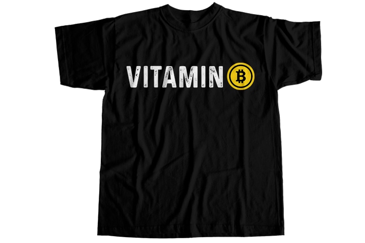 54 bitcoin, 54 bitcoin digital currency T-Shirt Design Bundle