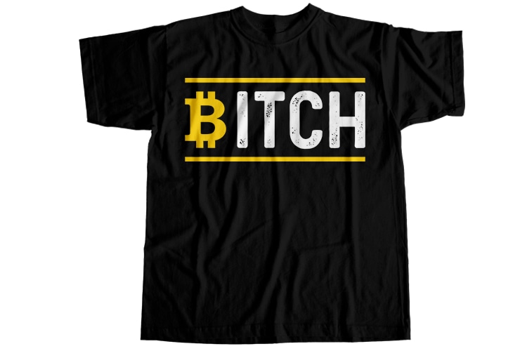 54 bitcoin, 54 bitcoin digital currency T-Shirt Design Bundle