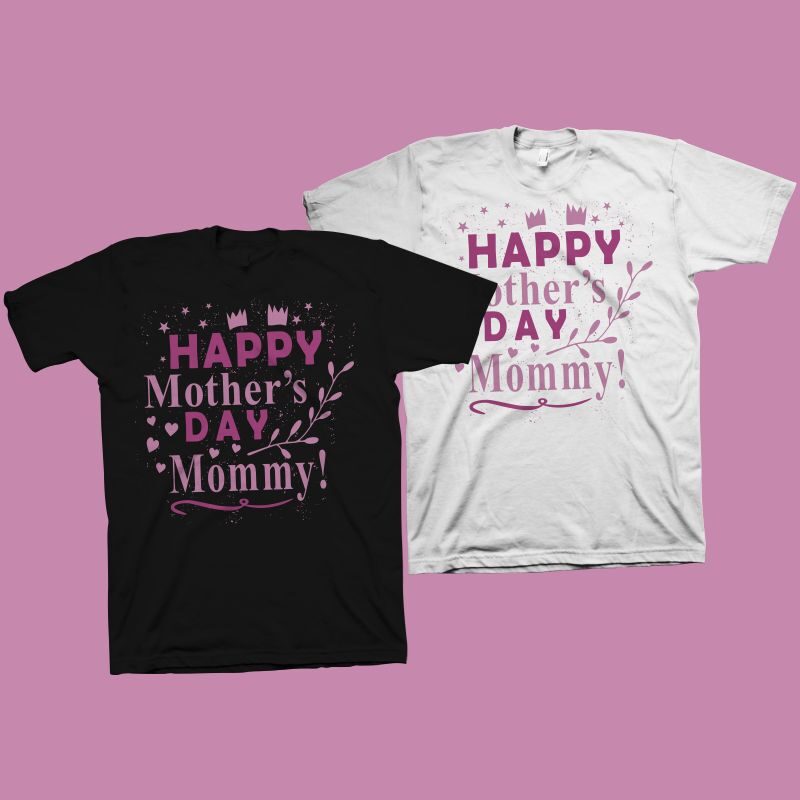Mother's day t shirt design bundle, mother's day svg, mother's day bundle, mom t shirt bundle, funny mothers day design bundle, mom quotes design bundle, mother shirt bundle, 100% vector
