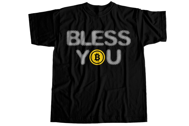 54 bitcoin, 54 bitcoin digital currency T-Shirt Design Bundle