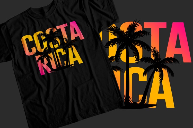 30 Summer Surfing T-Shirt Design Bundle