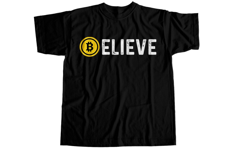 54 bitcoin, 54 bitcoin digital currency T-Shirt Design Bundle