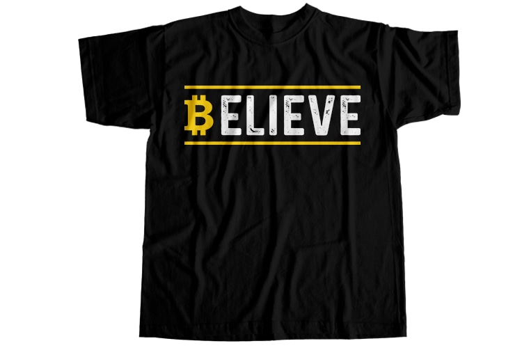 54 bitcoin, 54 bitcoin digital currency T-Shirt Design Bundle