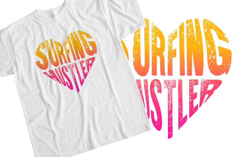 30 Summer Surfing T-Shirt Design Bundle