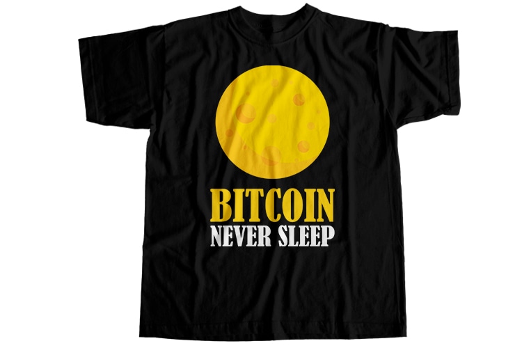 54 bitcoin, 54 bitcoin digital currency T-Shirt Design Bundle