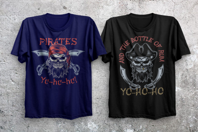 Yo-ho-ho. Vintage label font