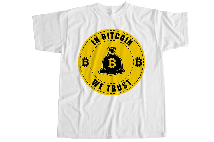 54 bitcoin, 54 bitcoin digital currency T-Shirt Design Bundle