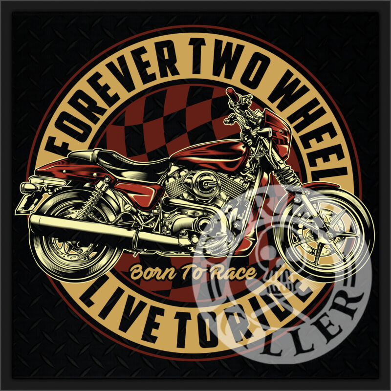 t-shirt vector Bikers, Rockabilly, Vintage Race Bundle vol 3