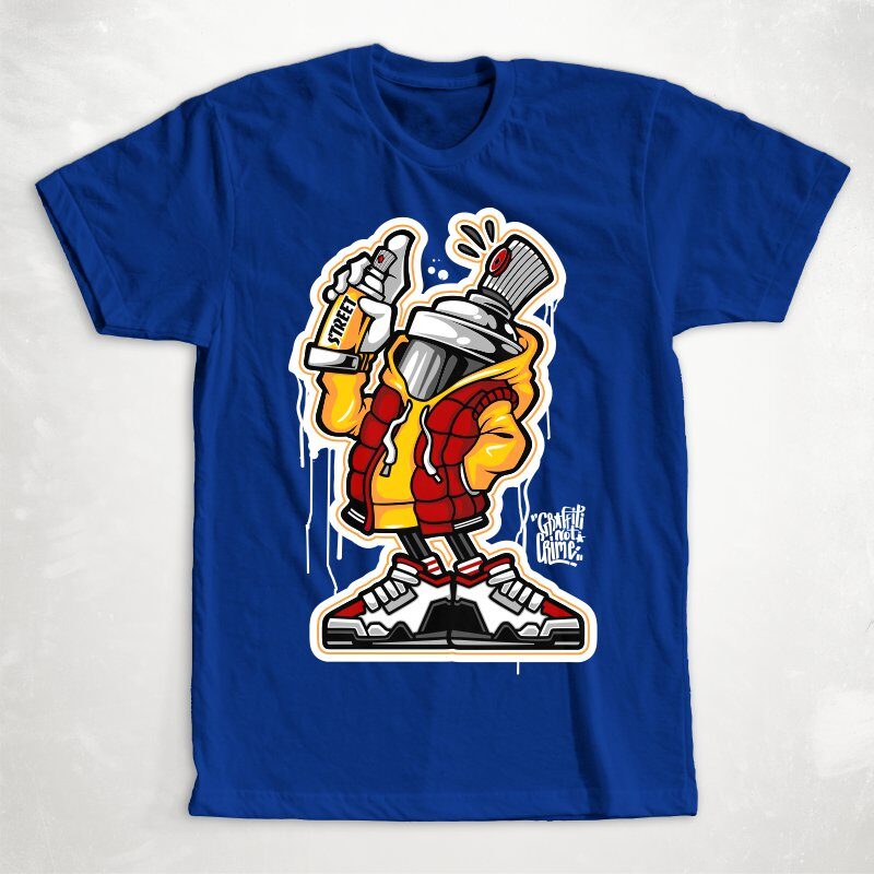 t-shirt vector GRAFFITI PACKAGE