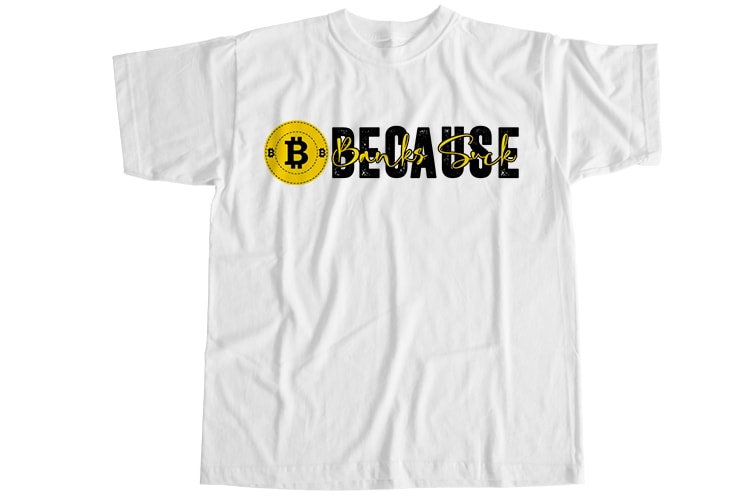 54 bitcoin, 54 bitcoin digital currency T-Shirt Design Bundle