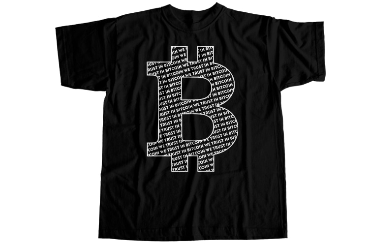 54 bitcoin, 54 bitcoin digital currency T-Shirt Design Bundle