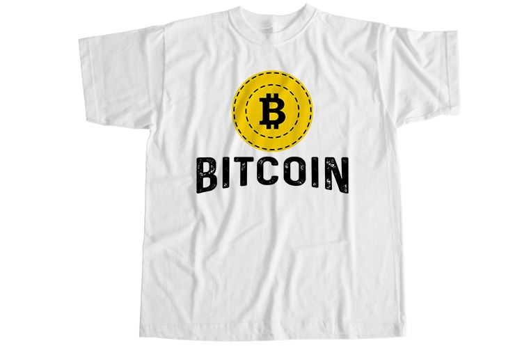 54 bitcoin, 54 bitcoin digital currency T-Shirt Design Bundle