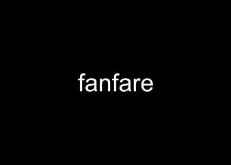 FANFARE T SHIRT DESIGN