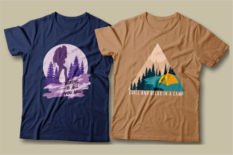 Camping t shirt design, adventure t shirt design, hiking t shirt design, mountain t shirt design, nature lovers t shirt design, expedition, vector, t shirt design bundle, big bundle, mega bundle, huge bundle, camping , slogans,