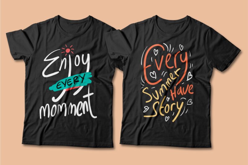 Summer beach graphic t shirt design bundle. Funny and creative summer quotes for t-shirt design. Summer t shirt. Beach t shirt. t shirt design bundle pack collection. summer vector t shirt design