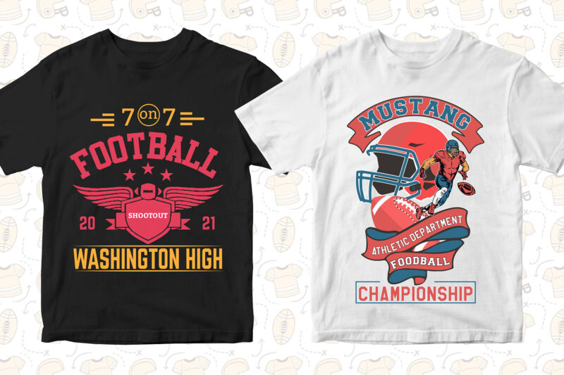 Football Athletic Department Training Championship T shirt Design Svg File  – Vectortshirtdesigns