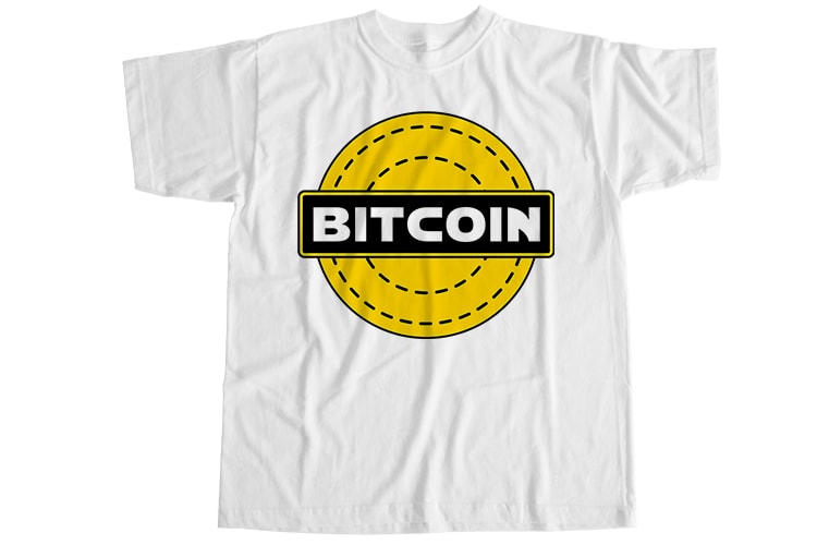 54 bitcoin, 54 bitcoin digital currency T-Shirt Design Bundle