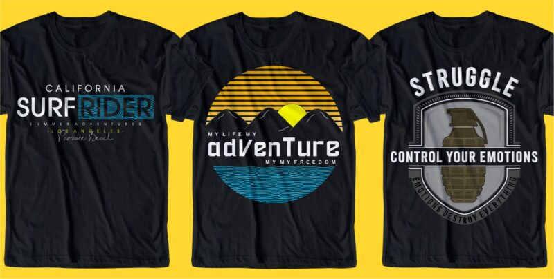 t-shirt vector Quotes T shirt designs bundle, gamer t shirt design, motivational t shirt design,music t shirt design,streetwear t shirt design,adventure t shirt design,inspirational t shirt design, typography,slogans,quote,lettering,quotes design,mega bundle,big bundle,