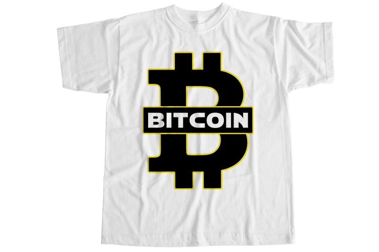 54 bitcoin, 54 bitcoin digital currency T-Shirt Design Bundle