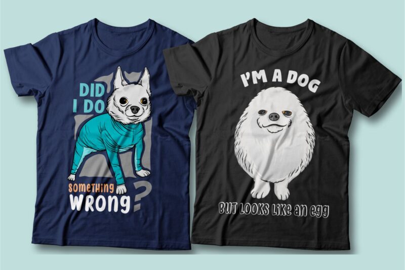 Funny t-shirt designs Slogan Bundle, Cool t shirt design, Cute cartoon vector animal illustration, joke and kidding quotes, T shirt design for POD, Dog and Cats SVG