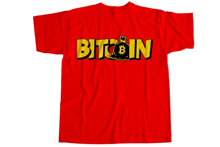 54 bitcoin, 54 bitcoin digital currency T-Shirt Design Bundle