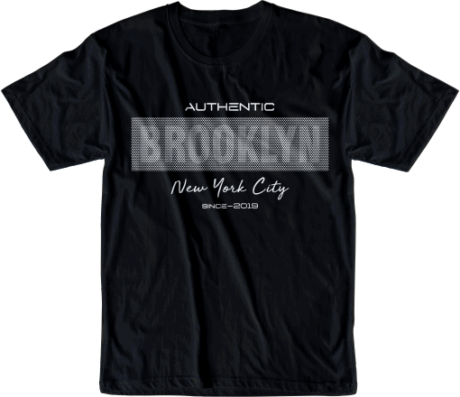 brooklyn new york city urban t shirt design graphic, vector, illustration lettering typography
