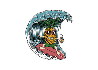 Pineapple Surfer