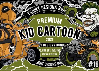 25 kid cartoon tshirt designs bundle #16