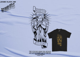 WISH forgive my sins. black and gold t shirt design for sale