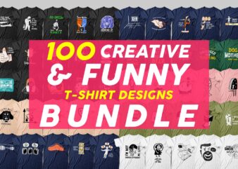 Funny t shirt design bundle, Creative quotes t shirt, Funny svg bundle, T shirt design slogan, Vector