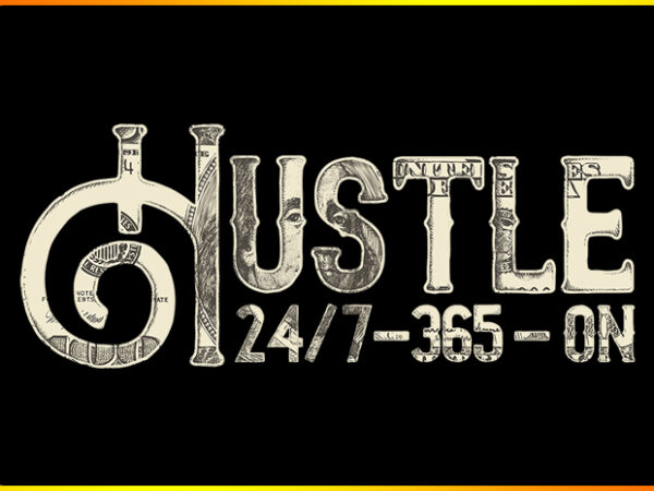 Hustle 247 graphic t shirt