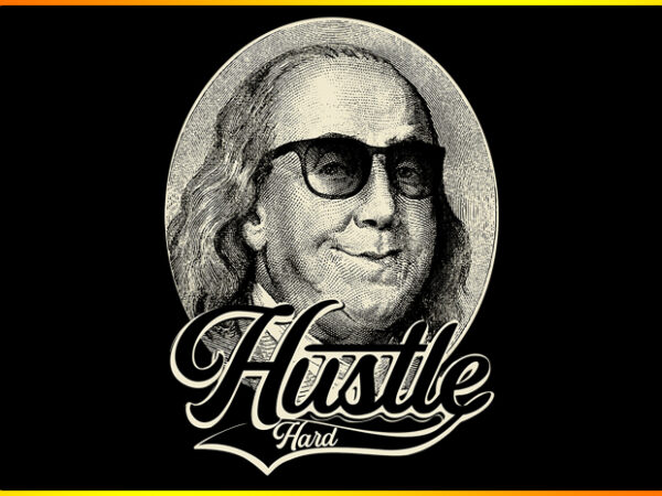 Hustle hard graphic t shirt