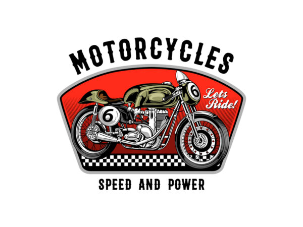 Lets ride t shirt vector graphic