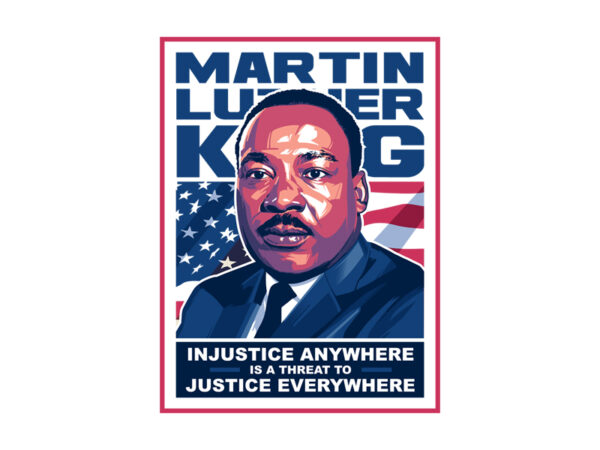 Martin luther king t shirt designs for sale