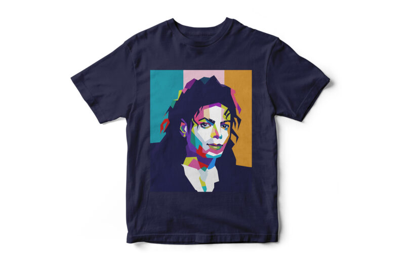 Michael Jackson Portrait T-Shirt Design- King of Pop