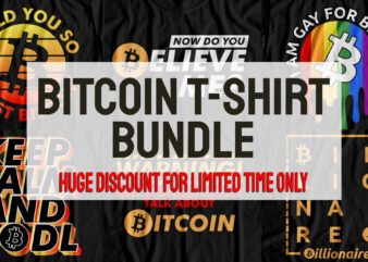 Bitcoin Bundle – CryptoCurrency T-Shirt Designs