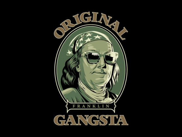 Original gangsta franklin t shirt design online