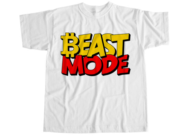 Beast mode t-shirt design