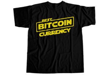 Best bitcoin currency T-Shirt Design