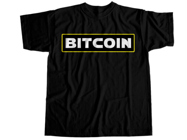 Bitcoin t-shirt design