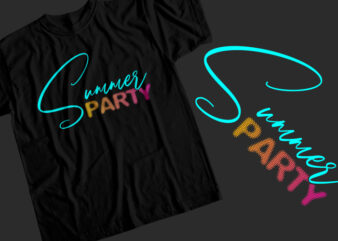 Summer party T-Shirt Design