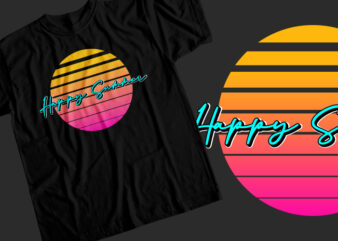 Happy summer T-Shirt Design