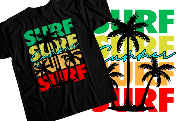 Surf Surf Surf T-Shirt Design