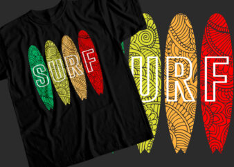 Surf Surf Surf T-Shirt Design