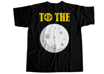 To the moon T-Shirt Design