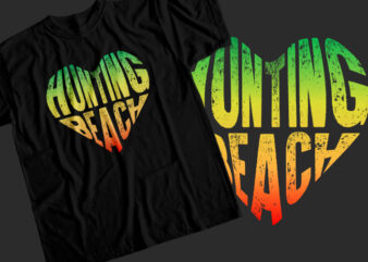 Hunting beach T-Shirt Design