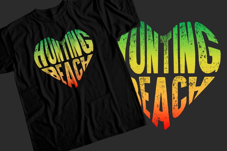 Hunting beach T-Shirt Design