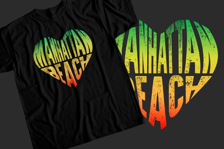 Manhattan beach T-Shirt Design