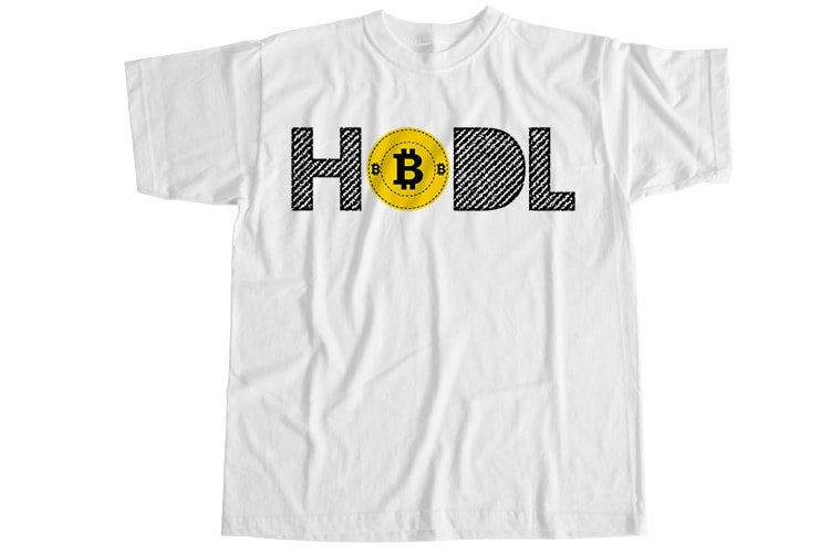 HODL bitcoin T-Shirt Design